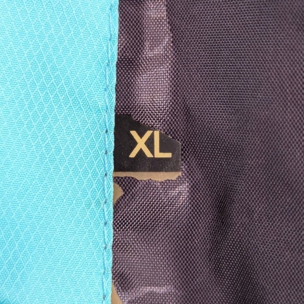 Gerry Puffer Jacket Blue Green Seafoam with Gray Trim Size XL Womens Quilted - Picture 8 of 16